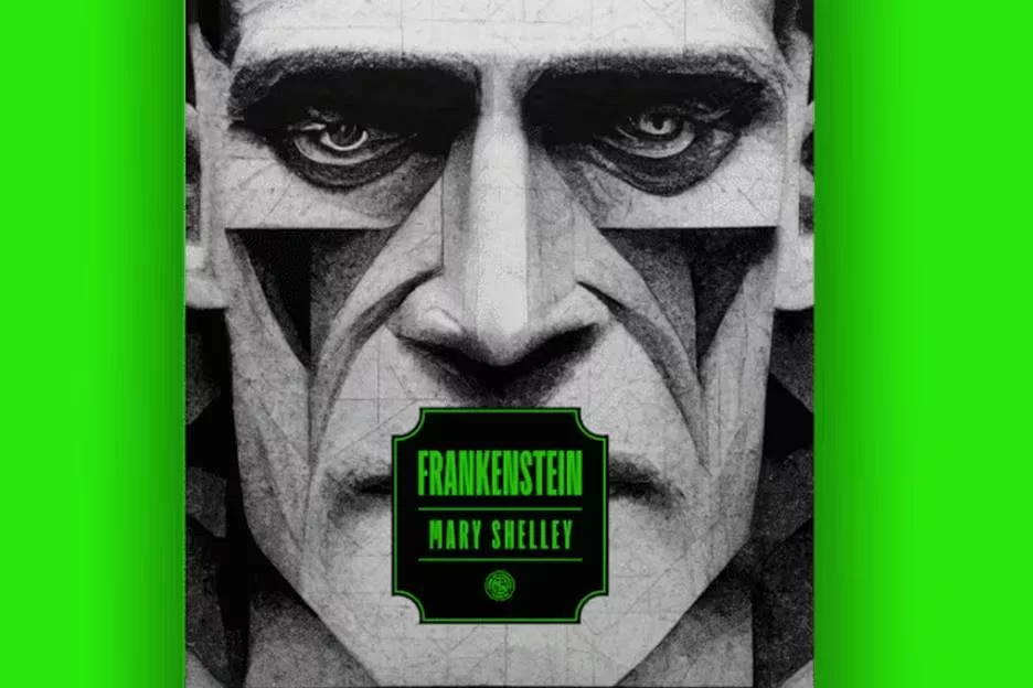 Capa da obra Frankenstein