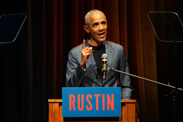 Barack Obama na exibição especial do filme "Rustin"