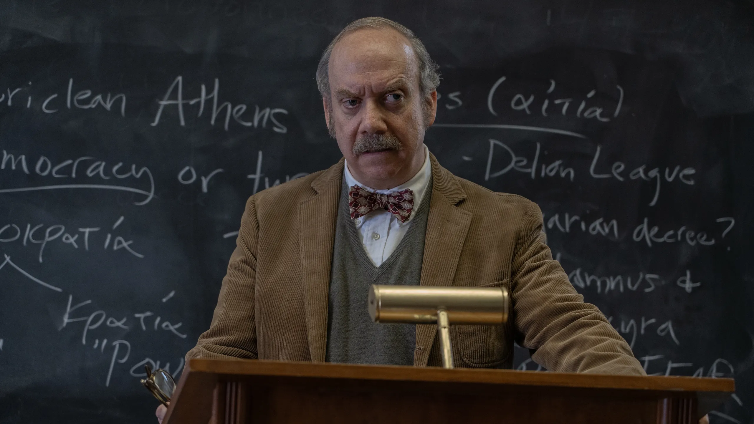 Paul Giamatti em cena de "Os Rejeitados"