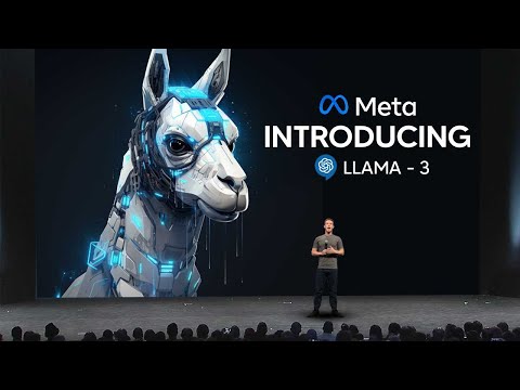 Mark Zuckerberg apresentando o Llama 3